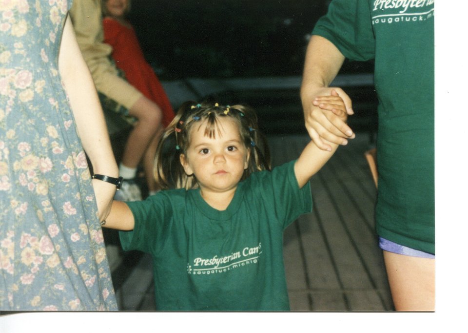 Young well dressed camper 1996